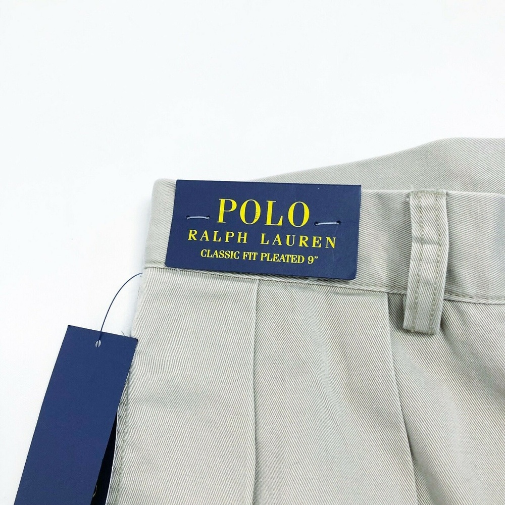 Polo Ralph Lauren Shorts NWT Classic Pleated (S35) - Picture 5 of 5